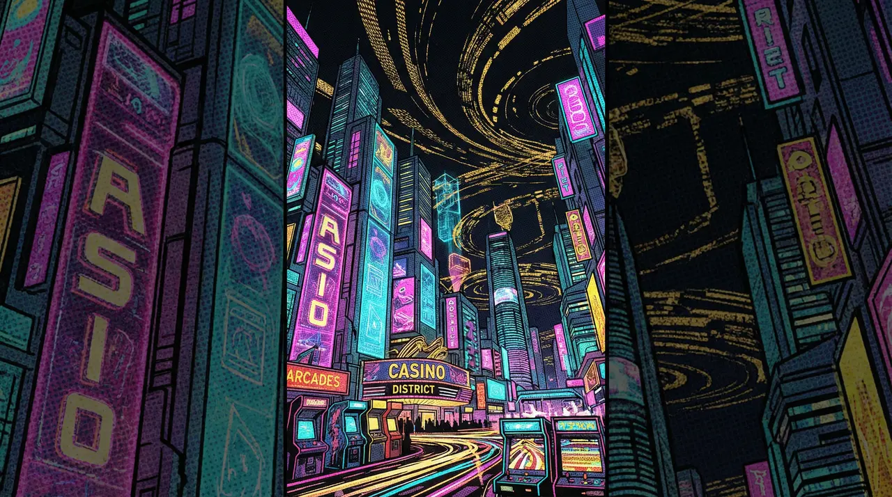 亚洲娱乐 - 赛博不夜城波普艺术全景